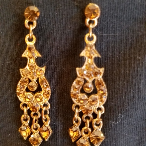 Gold and topaz color / 3 for $30 - Picture 2 of 2